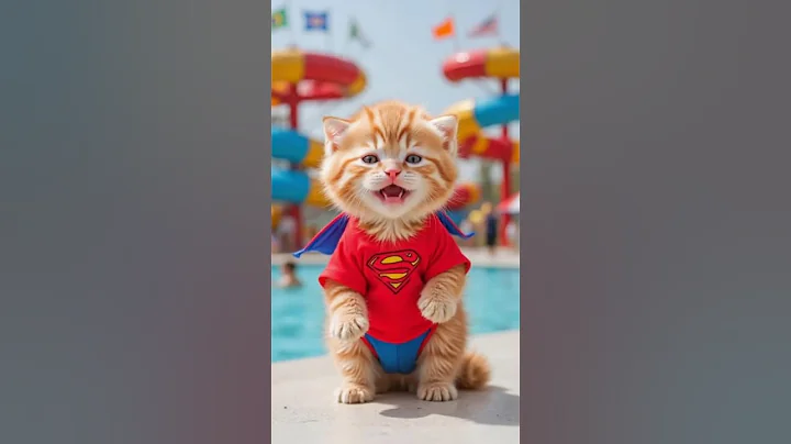 Watch the video about AM I CUTE?? #funny #cat #kitten #cute #animals