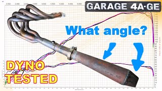 Exhaust megaphone angle - Dyno tested