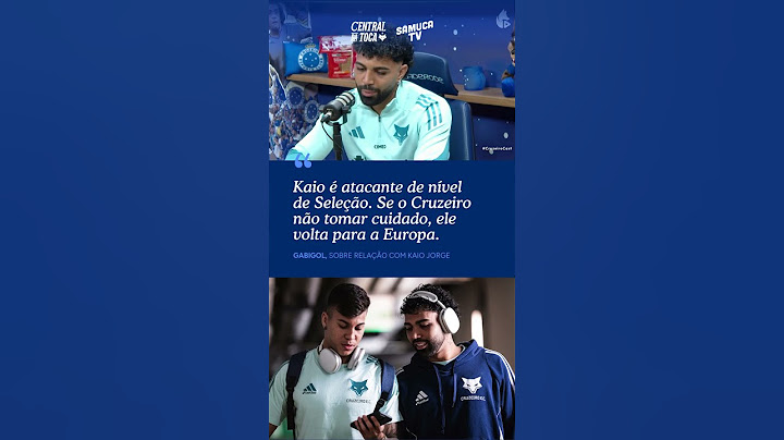 GABIGOL 🤝🏽 KJ : CAMISA 9 DO CRUZEIRO FALA SOBRE PARCERIA ENTRE OS DOIS ATACANTES
