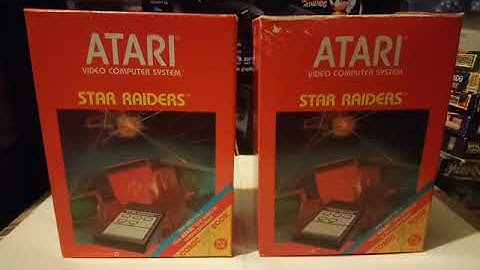 STAR RAIDERS Atari 2600 Video Computer System Game Program PAL And NTSC Region Versions 28.12.19