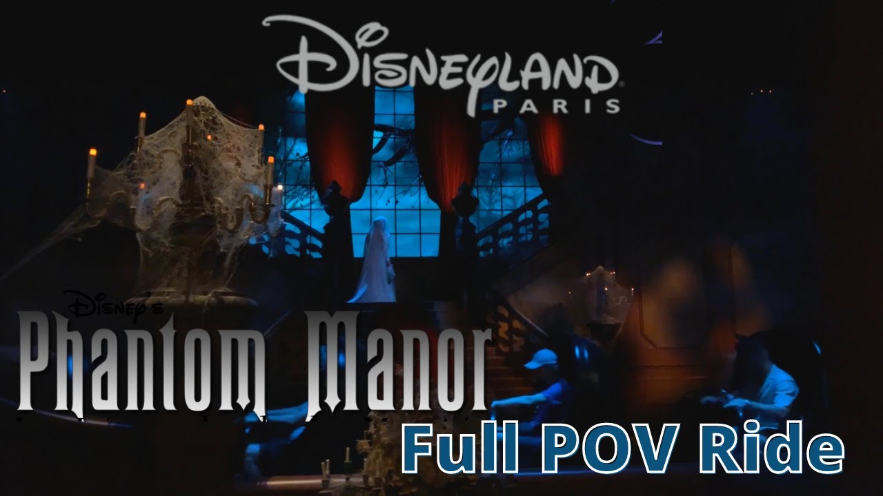ディズニーランドパリ限定アトラクション ファントムマナーpovライド パリディズニー版 ホーンテッドマンション Youtube