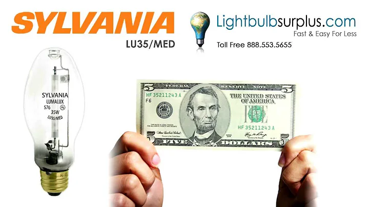 Sylvania LU35/MED Lumalux 35W HPS S76 Light Bulb Coupon
