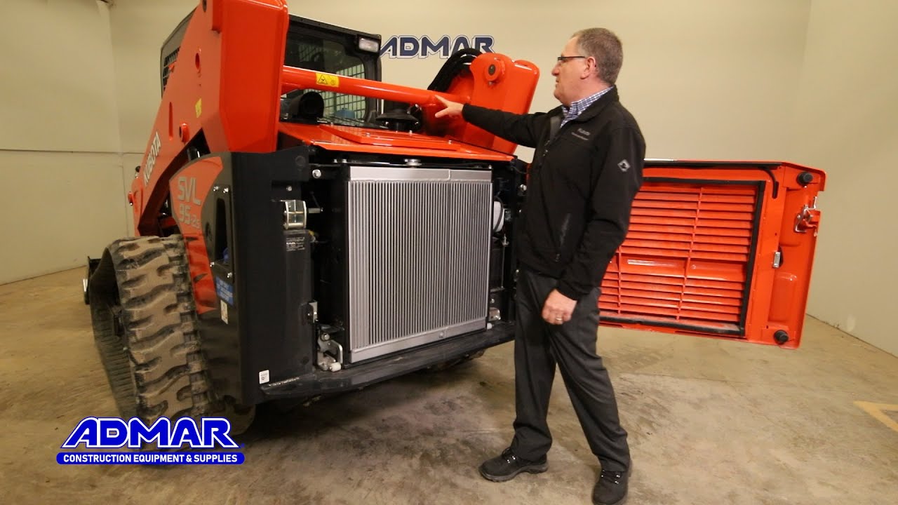Kubota SVL95 track loader walk-around - YouTube