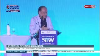 14 JUN 2025 B.TGH HARI – INSTITUSI PENDIDIKAN SWASTA DIKECUALIKAN LEVI LATIHAN MULAI JANUARI 2026
