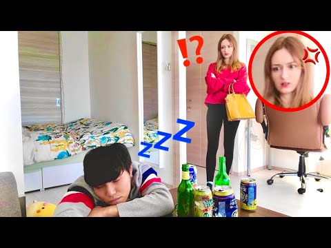 Getting drunk in the middle of the day to see how my girlfriend reacts | PRANK