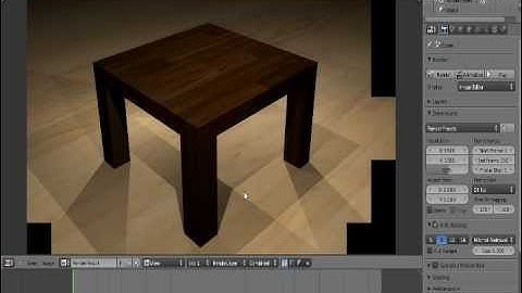 blender tutorial: how to make a table