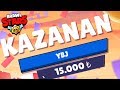 Supercell 'in TURNUVASINDA 1.OLDUM (15.000 TL) KAZANDIM! Brawl Stars