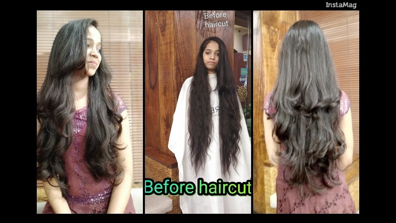Feather Cut For Long Hair/easy way/step by step/hair cut tutorial/haircut  expert Shyama's Makeover - YouTube