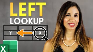 how to do a left lookup in excel with xlookup (made easy)