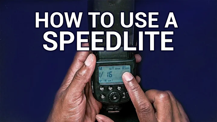 Flash Photography Lesson - How To Use A Speedlite