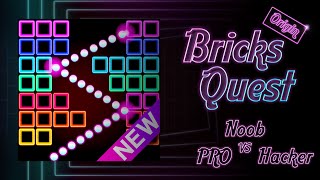[Bricks Quest Origin] Noob vs Pro vs Hacker screenshot 2