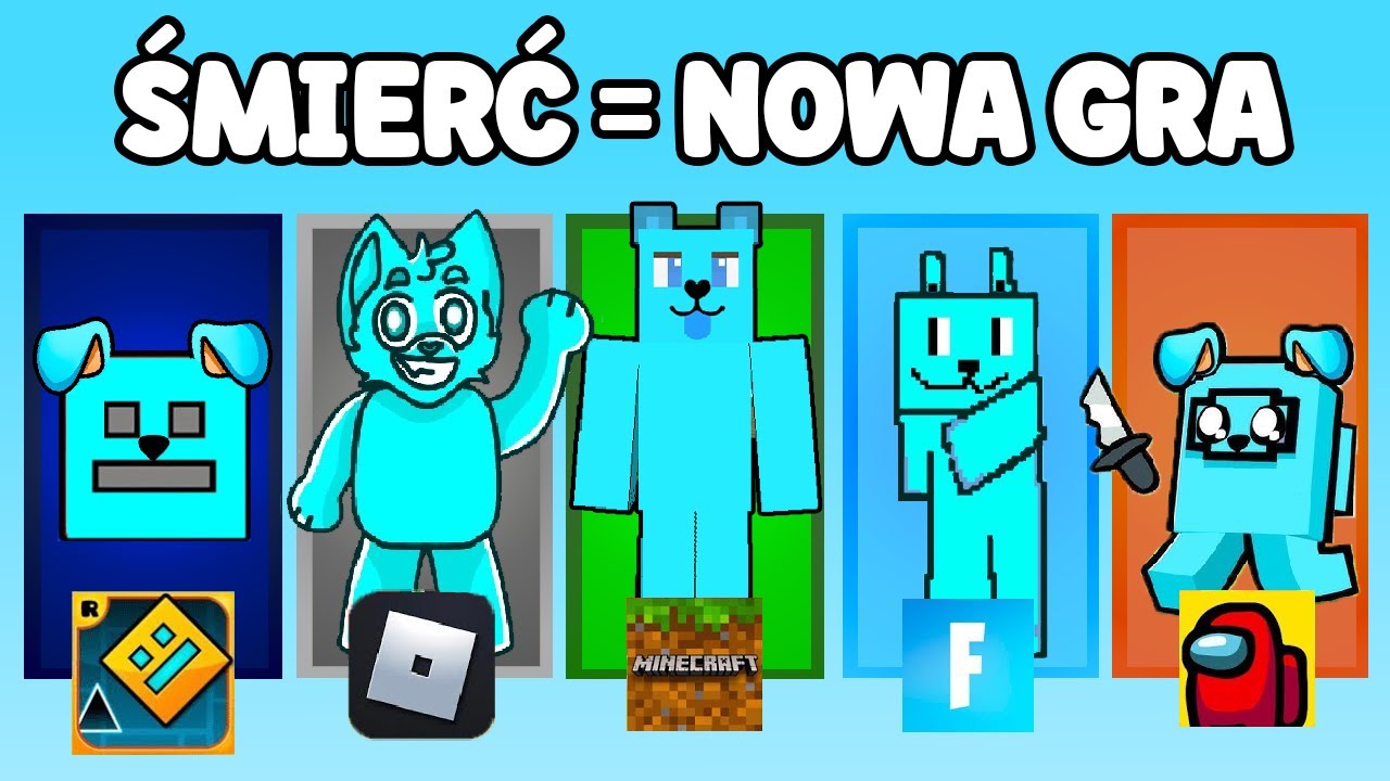 ŚMIERĆ = NOWA GRA w Minecraft 💀🎮