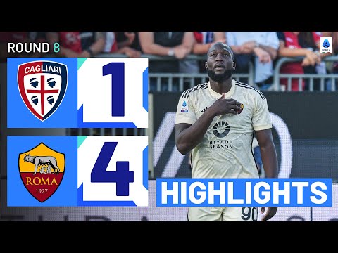 Cagliari AS Roma Goals And Highlights