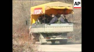 KOSOVO: SERBS FORCES &amp; REBELS IN NEW CLASHES