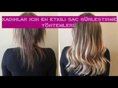 Kadinlar Icin En Etkili Sac Gurlestirme Yontemleri Youtube