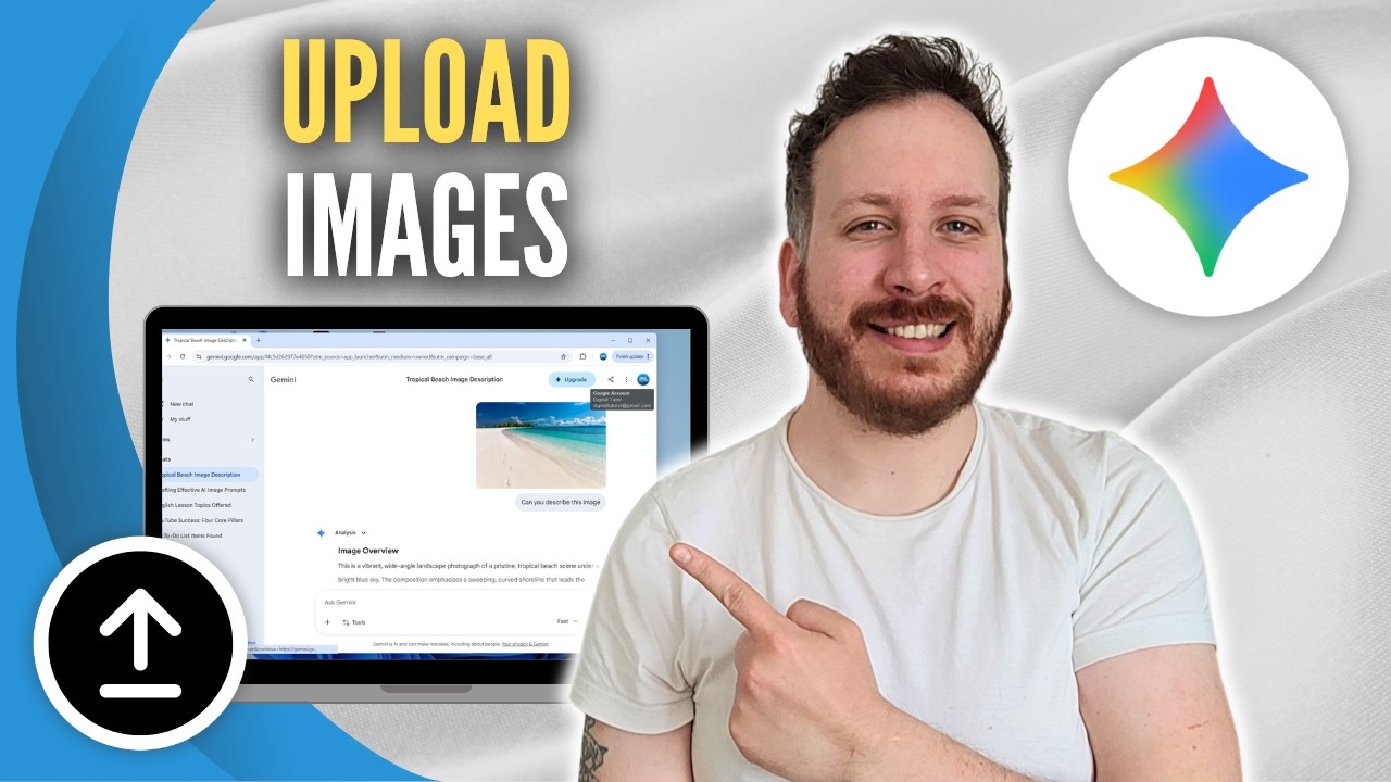 How To Upload Images In Gemini - YouTube