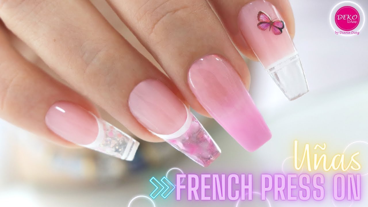 Francés con Press On ♥ Deko Uñas - French with Press On