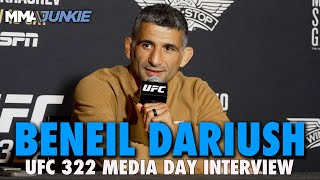 Beneil Dariush thinks Benoit Saint Denis won't be able to hang on the ground | UFC 322