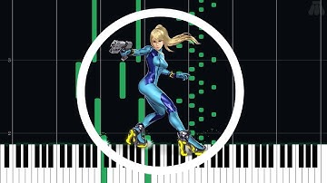 Tourian - Metroid - Intermediate Piano Tutorial