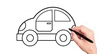 How to Draw a CAR Easy and Simple