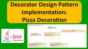 Decorator Design Pattern Implementation: Pizza Decoration
