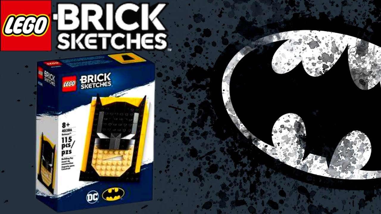 LEGO 40386 BATMAN BRICK SKETCH
