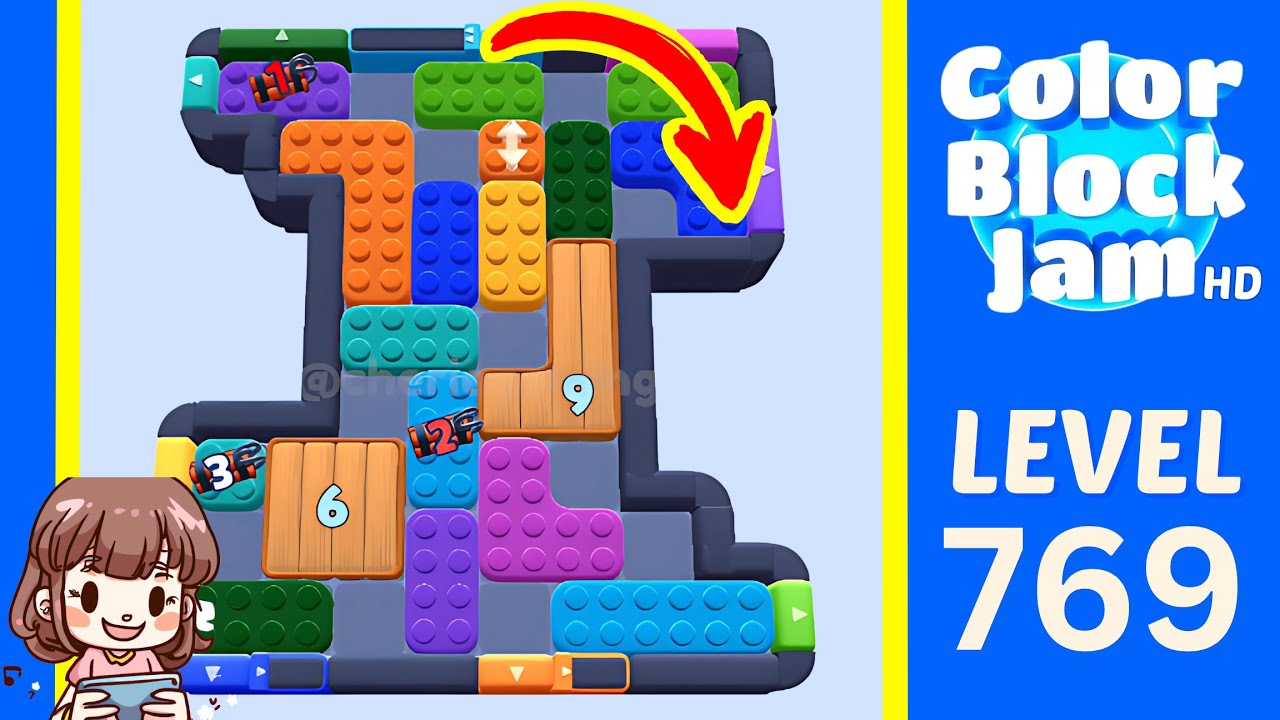 Color Block Jam Level 796 (769) Solution Walkthrough - YouTube