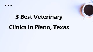 3 Best Veterinary Clinics in Plano, Texas | Animal Hospitals