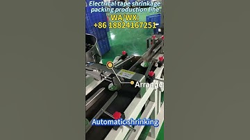 Automatic PVC Tape Single Heat Shrink Sleeve Label Packing Machinery