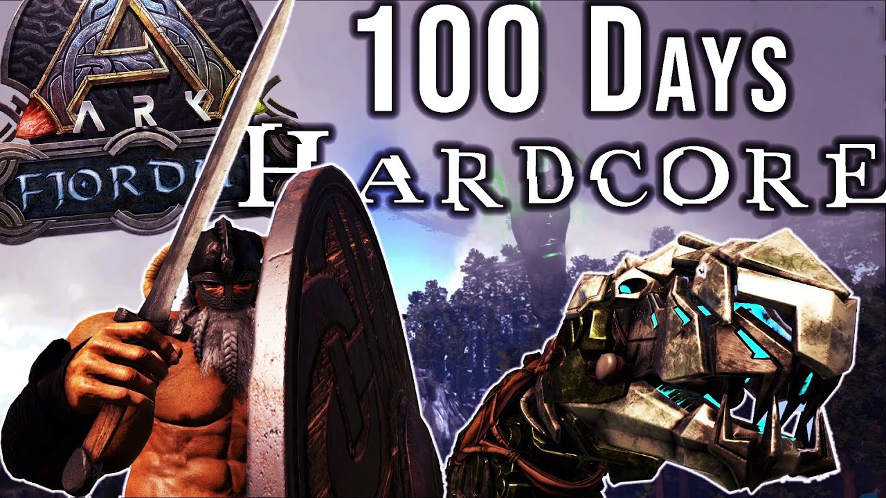 100 Hrs To Defeated 8 Bosses on Hardcore Fjordur!!! | ARK: Survival MOD Map