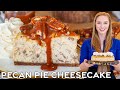 Amazing Maple Pecan Pie Cheesecake Recipe | Perfect for Thanksgiving & Fall!