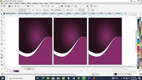 Make your own Background with CorelDraw X21