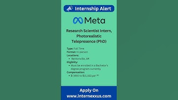 Research Scientist Intern, Photorealistic Telepresence PhD