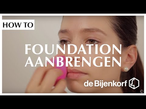 How to: foundation aanbrengen - de Bijenkorf
