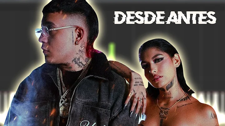 Andy Rivera, Valka - Desde Antes | Instrumental Piano Tutorial / Partitura / Karaoke / MIDI