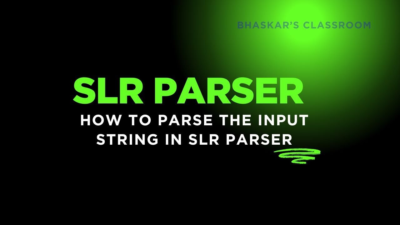 Parse the input String in SLR Parser#education #compiler # ...