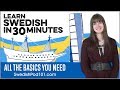 Learn swedish in 30 minutes  all the basics you need