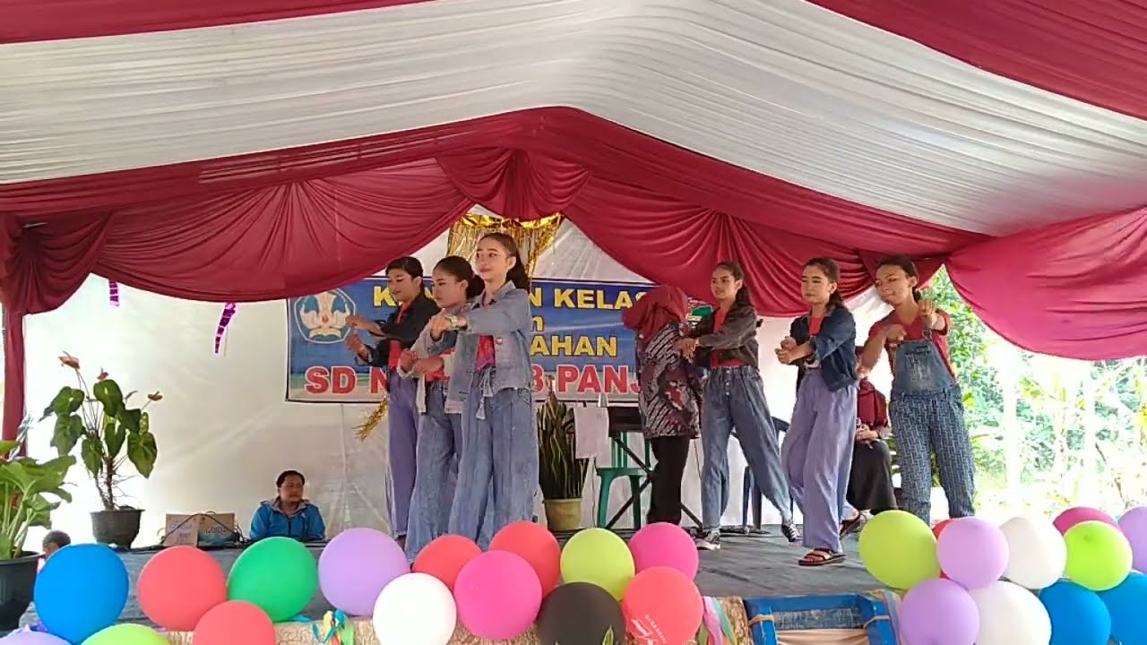 penampilan menari lagu barat siswi SDN 8 Panjalu pada acara Samen SD tahun 2022 #samen #SDN8Panjalu
