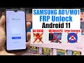 Samsung A01,M01 FRP Bypass Android 11 Without pc | Samsung a015f,m015f google account bypass