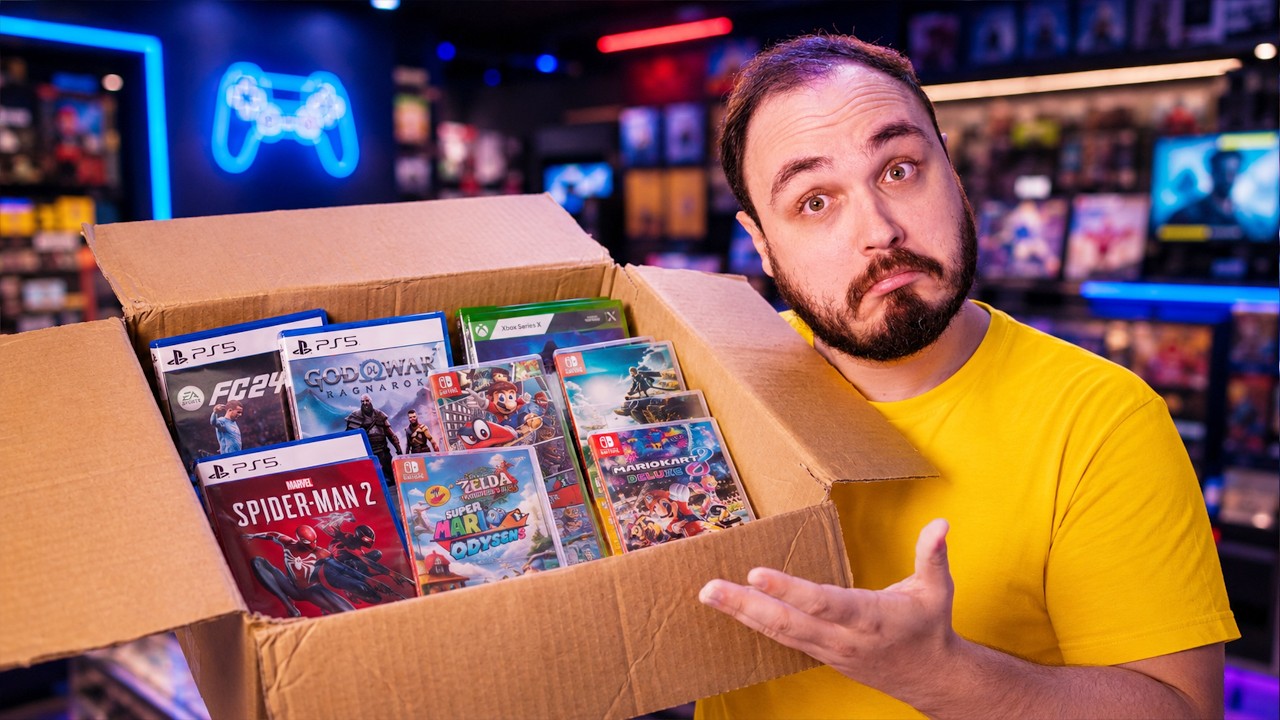 Dei 1250 reais pro meu primo COMPRAR JOGOS para mim