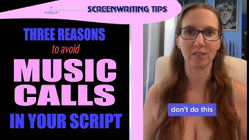 #Screenwriting Why You Should Avoid Music Calls #Screenplay