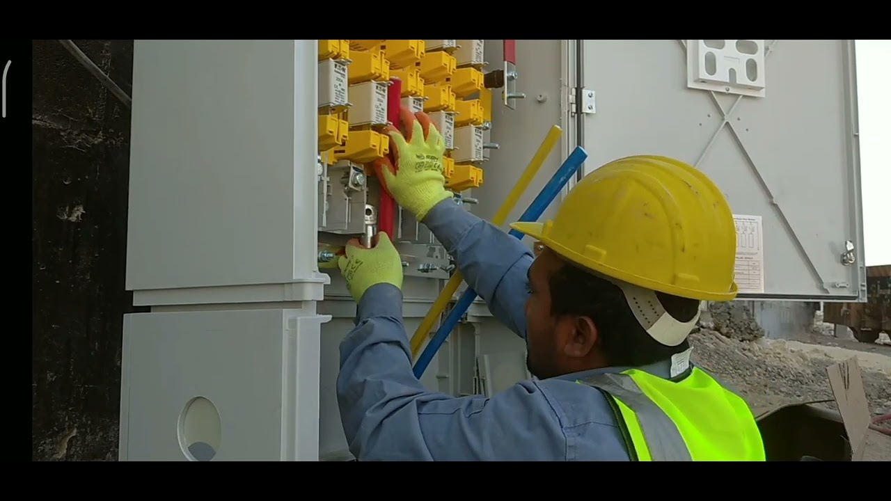 good morning RIYADH mini pillars termination work cable size 185  core 4