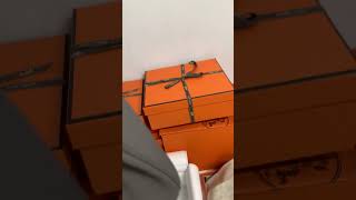 25cm Hermes Birkin with Gray silver hardware showing