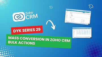 #29 How to Perform Mass Conversion in Zoho CRM | Bulk Actions Explained ( தமிழில் ) !