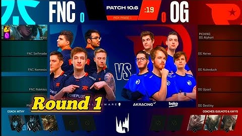 Fnatic vs Origen Round 1 | PlayOffs S10 LEC Spring 2020 - FNC vs OG
