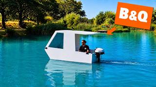 Building a Micro Camping Boat using only materials from B&Q - Full Build & Night on the Water
