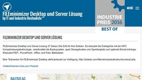 FILEminimizer Server Industrie Preis - Best Of