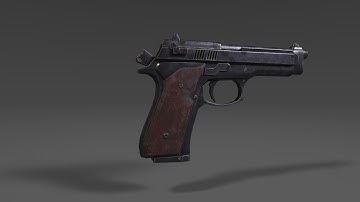 Texturing Low poly M9 3ds max -Substance painter tutorial part - 1