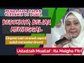 1 Hari sebelum BELIAU Tutup Usia BESOKNYA SETELAH CERAMAH TERAKHIR USTADZAH ITA MEIGHA FITRI