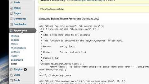 Cambiar leyenda read more en WordPress